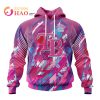 MLB Tampa Bay Rays Fearless Against Breast Cancer Pullover Hoodie