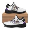 NCAA East Carolina Pirates White Yeezy Boost Sneakers