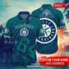 MLB Seattle Mariners Custom Name Number Style Hawaiian Shirt