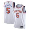 New York Knicks Immanuel Quickley Nike Association Edition White NBA Jersey