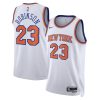 New York Knicks Mitchell Robinson Nike Association Edition White NBA Jersey