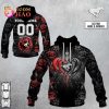CFL Calgary Stampeders Custom Name Number Best Rose Dragon Pullover Hoodie