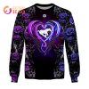 CFL Calgary Stampeders Custom Name Number New Rose Dragon Sweatshirt