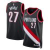 Portland Trail Blazers Jusuf Nurkic Nike Icon Edition Black NBA Jersey