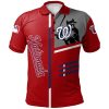 MLB Washington Nationals Custom Name Number Polo Shirt