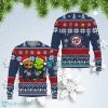 MLB Washington Nationals Baby Groot And Grinch Ugly Christmas Sweater