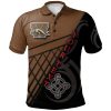 NCAA Western Michigan Broncos Custom Name Celtic Pattern Polo Shirt