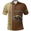 NCAA Western Michigan Broncos Half Style Polo Shirt