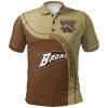 NCAA Western Michigan Broncos Curve Style Custom Number Polo Shirt