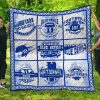 NCAA DePaul Blue Demons Collected Love Quilt Blanket
