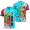 NCAA Delaware State Hornets The Grinch Christmas Polo Shirt