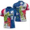 NCAA South Alabama Jaguars The Grinch Christmas Polo Shirt