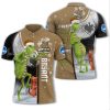 NCAA Bryant Bulldogs The Grinch Christmas Polo Shirt