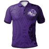 NCAA Abilene Christian Wildcats Polynesian Tatto Circle Polo Shirt