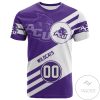 NCAA Abilene Christian Wildcats Custom Number Logo T-Shirt