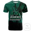 NCAA Binghamton Bearcats Custom Text Number Net Grunge Pattern T-Shirt