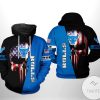 NCAA Buffalo Bulls US Flag Skull Pullover Hoodie
