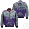 NCAA Central Arkansas Bears Stripes Cross Shoulders Bomber Jacket
