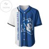 NCAA Central Connecticut State Blue Devils Half Style Baseball Jersey