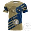 NCAA Charleston Southern Buccaneers Custom Number Logo T-Shirt
