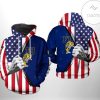 NCAA FIU Golden Panthers US Flag Pullover Hoodie