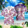 NCAA North Alabama Lions Tropical Flower Hawaiian Shirt
