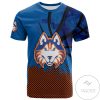 NCAA Houston Baptist Huskies Custom Text Number Net Grunge Pattern T-Shirt