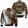 NCAA Lehigh Mountain Hawks Flame Ball Bomber Jacket