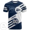 NCAA Longwood Lancers Custom Number Logo T-Shirt