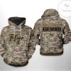 NCAA Middle Tennessee Blue Raiders Camo Veteran Pullover Hoodie