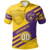 NCAA Western Illinois Leathernecks Custom Number Sport Style Logo Polo Shirt