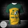 NCAA Northern Michigan Wildcats Custom Text Number Curve Style T-Shirt