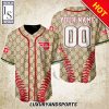 NCAA Dayton Flyers Custom Name Number Gucci Baseball Jersey