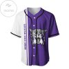 NCAA Weber State Wildcats Half Style Baseball Jersey