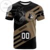 NCAA Wofford Terriers Custom Number Logo T-Shirt