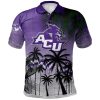 NCAA Abilene Christian Wildcats Coconut Tree Polo Shirt