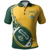 NCAA Alaska Anchorage Seawolves Flame Ball Polo Shirt