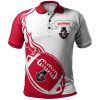 NCAA Austin Peay Governors Flame Ball Polo Shirt