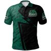 NCAA Binghamton Bearcats Custom Text Number Abstract Pattern Sport Polo Shirt
