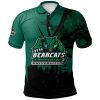 NCAA Binghamton Bearcats Custom Text Number Net Grunge Pattern Polo Shirt