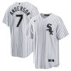 Chicago White Sox Tim Anderson Nike White/Black Home MLB Replica Jersey