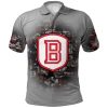 NCAA Bradley Braves Custom Text Number Camouflage Vintage Polo Shirt
