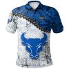 NCAA Buffalo Bulls Grunge Polynesian Tattoo Polo Shirt
