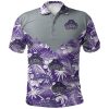 NCAA Central Arkansas Bears Tropical Seamless Polo Shirt