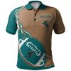 NCAA Coastal Carolina Chanticleers Flame Ball Polo Shirt