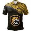 NCAA Colorado College Tigers Grunge Polynesian Tattoo Polo Shirt