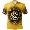 NCAA Colorado College Tigers Custom Text Number Camouflage Vintage Polo Shirt