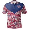 NCAA University of Detroit Mercy Titans Tropical Seamless Polo Shirt