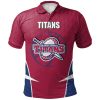 NCAA University of Detroit Mercy Titans Custom Text Number Sport Active Polo Shirt