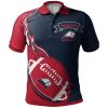 NCAA Dixie State Trailblazers Flame Ball Polo Shirt